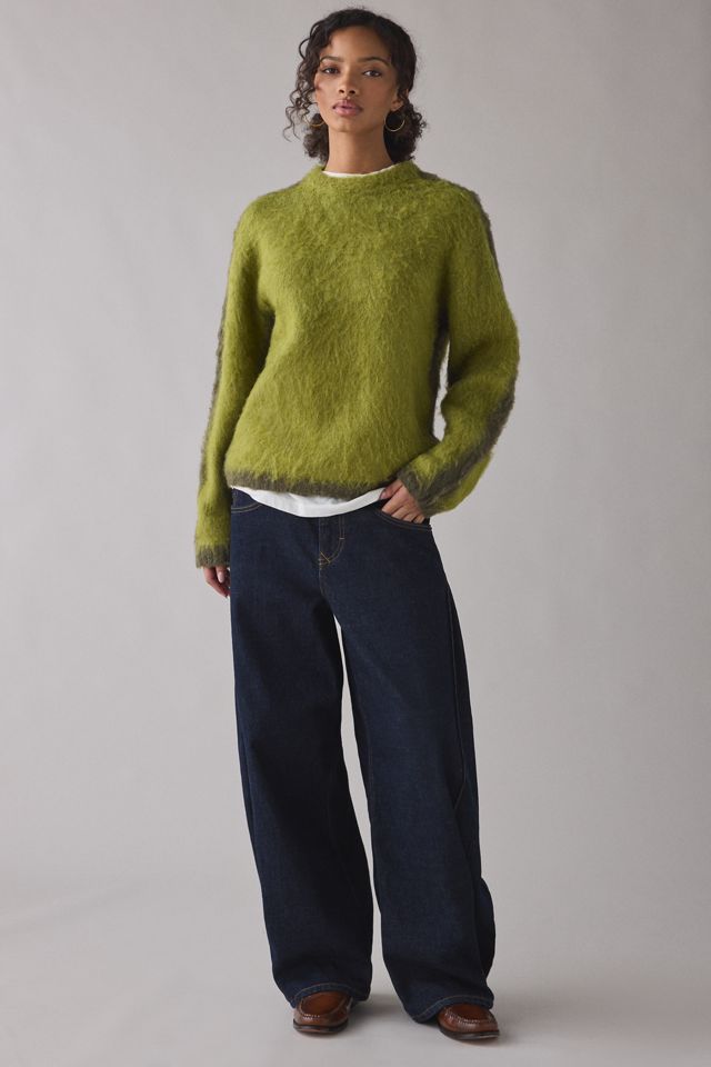 OBEY Aura Colorblock Crew Neck Pullover Sweater #2