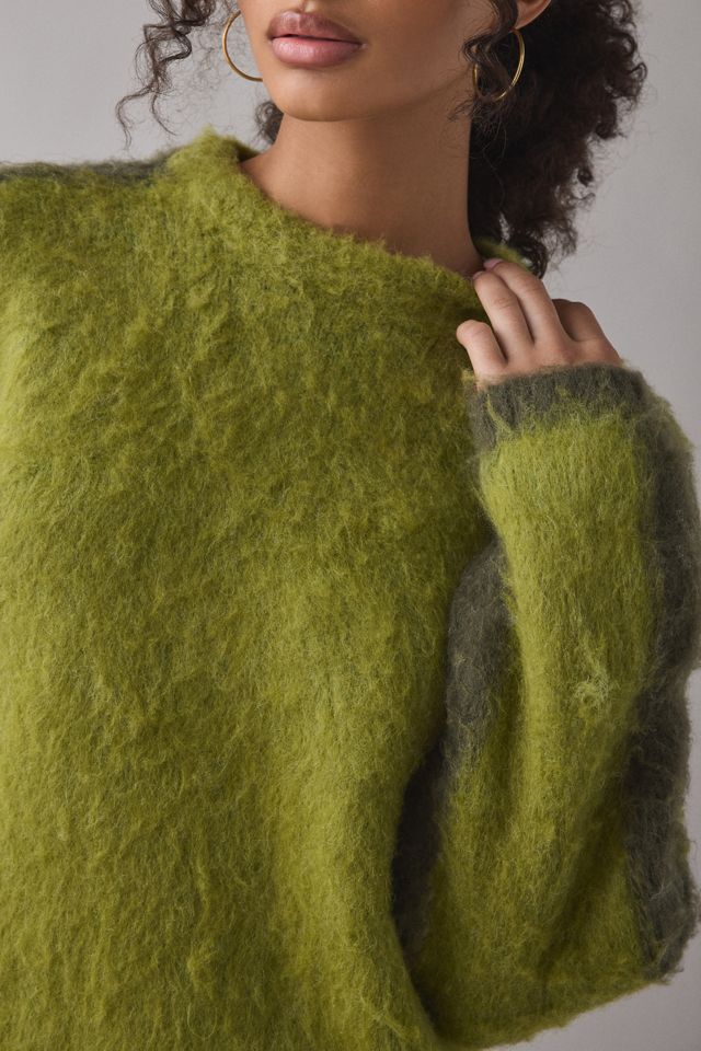 OBEY Aura Colorblock Crew Neck Pullover Sweater #3