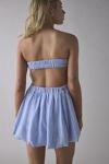 Kimchi Blue Coastal Stripe Strapless Open-Back Bubble Romper