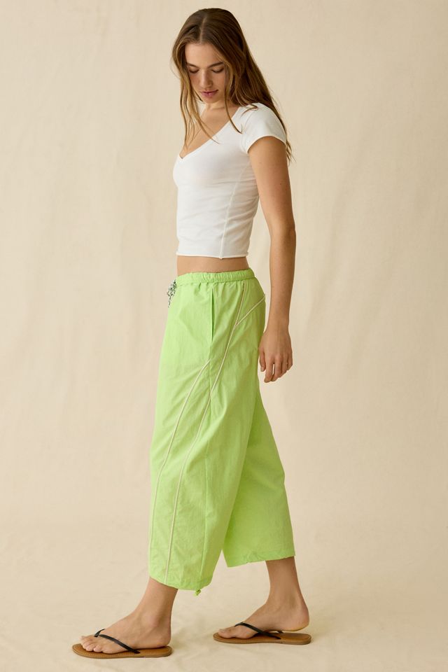 BDG Fast Track Low-Rise Cropped Nylon Pants #3