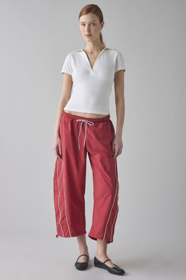 BDG Fast Track Low-Rise Cropped Nylon Pant #1