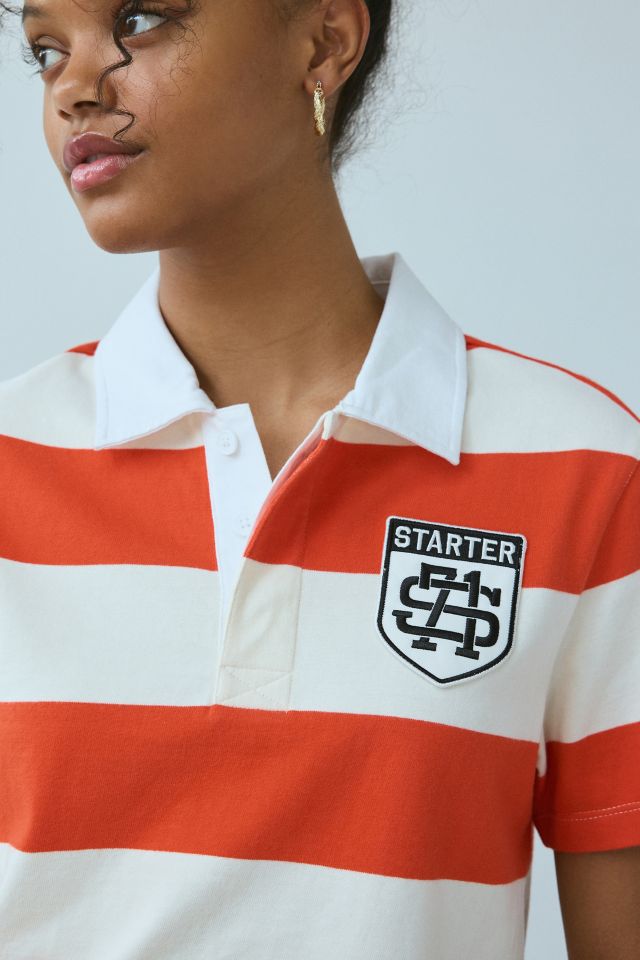 Starter Striped Short Sleeve Polo Shirt #1