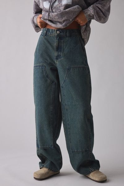 OBEY Leah III Baggy Double Knee Jeans