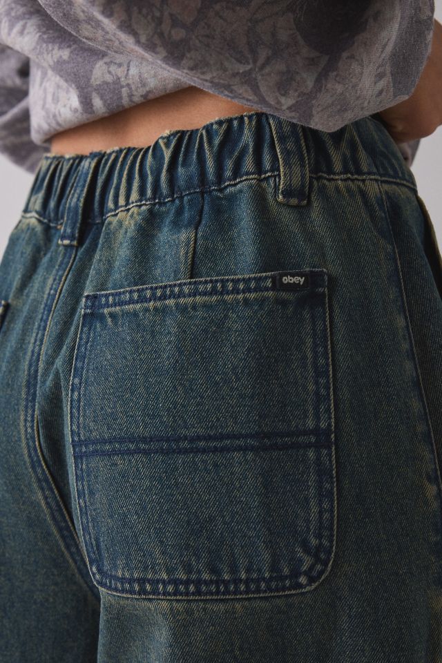 OBEY Leah III Baggy Double Knee Jeans #3