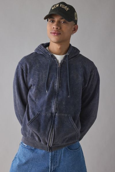 BOBBLEHAUS Recycled Cotton Ombre Full Zip Hoodie Sweatshirt