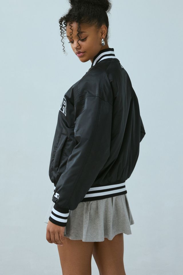 Starter Luxe Satin Varsity Jacket #2