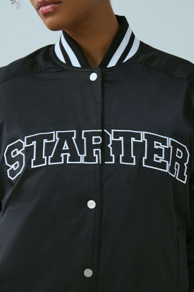 Starter Luxe Satin Varsity Jacket #3