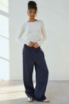 Starter Side-Stripe Wide-Leg Track Pant
