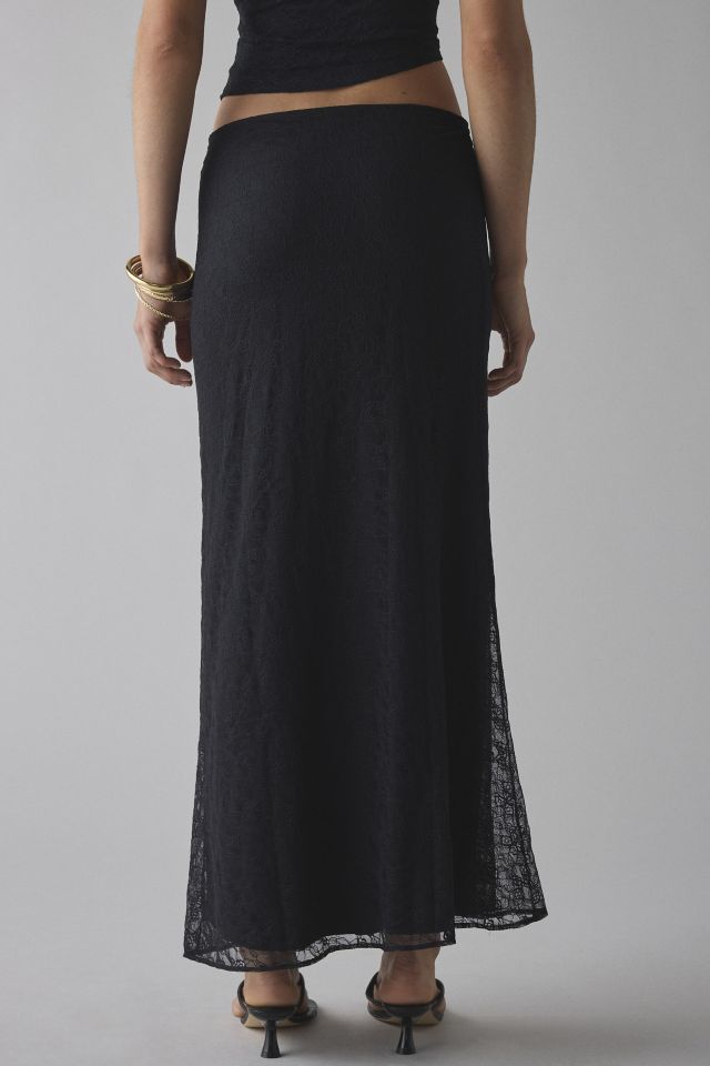 UO Harlow Lace Low-Rise Maxi Skirt #3