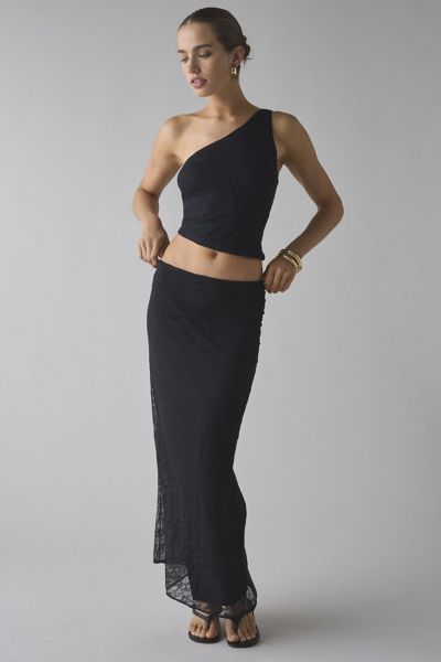 UO Harlow Lace Low-Rise Maxi Skirt