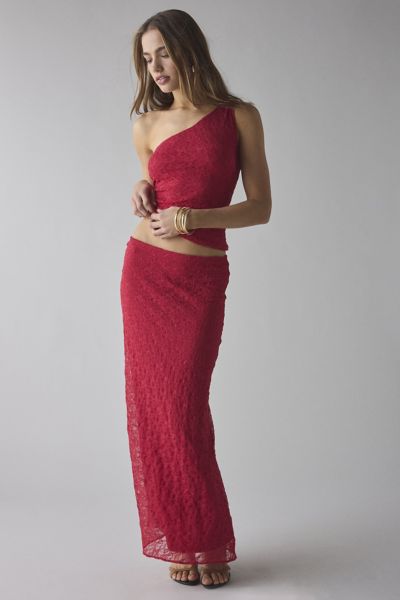 UO Harlow Lace Low-Rise Maxi Skirt Product Page