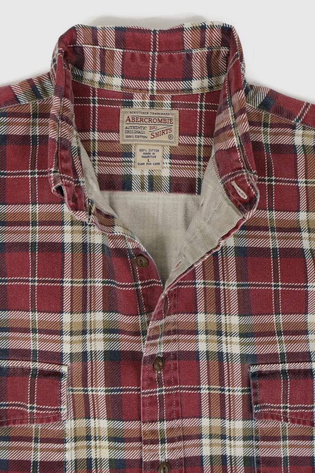 Vintage Abercrombie Plaid Button-Down Shirt #2