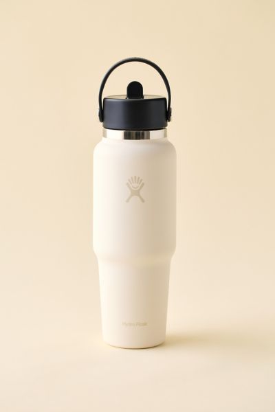 Hydro Flask Wide Mouth Flex Straw 32 oz Travel Water Bottle In Ivory At Urban Outfitters