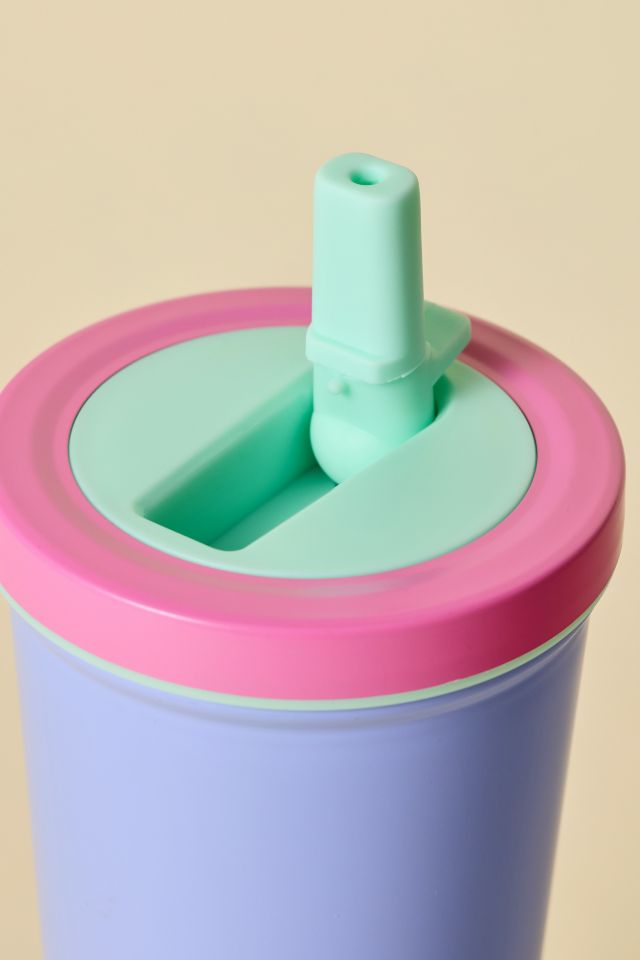Mayim Color Block Flip Straw Tumbler #2