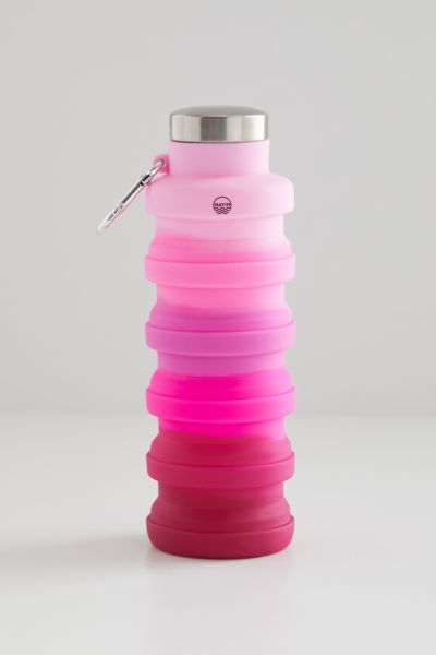 Mayim Tie-dye Collapsible Water Bottle In Flesh Pink/mauve Tie-dye At Urban Outfitters