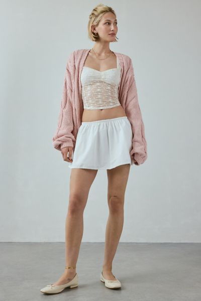 Kimchi Blue Belle Cotton Poplin Mini Skirt