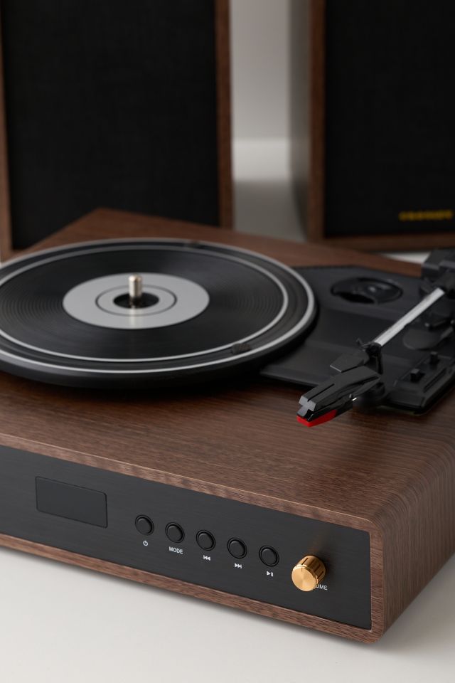 Crosley Alto Record Player & Speakers Shelf System #2