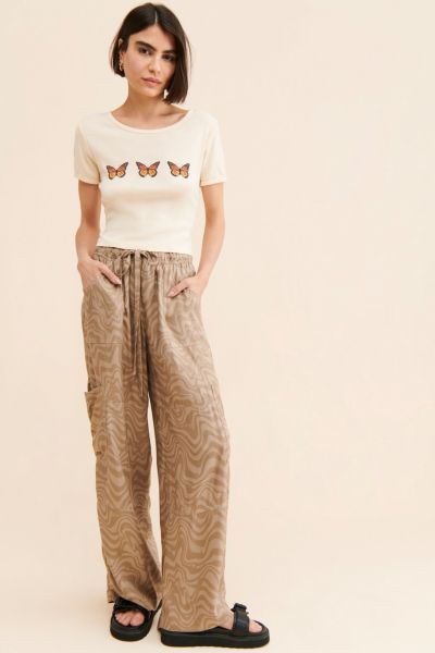 Marie Printed Cargo Pants