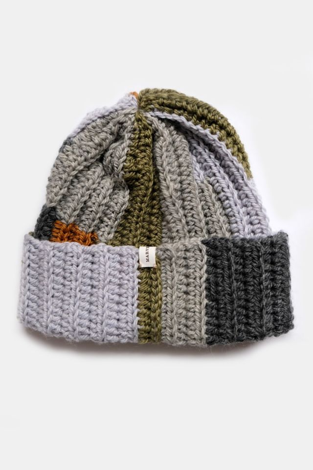 MARVES new york Upcycled Scrap Yarn Crochet Beanie No.24-010 #1