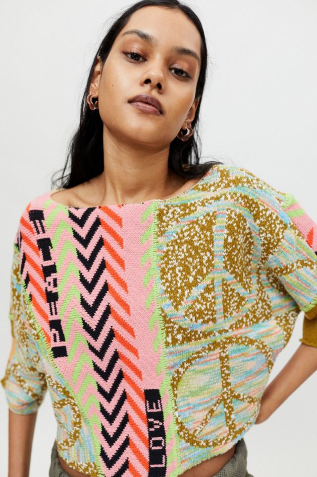 Brianna Intarsia Knit Sweater #2