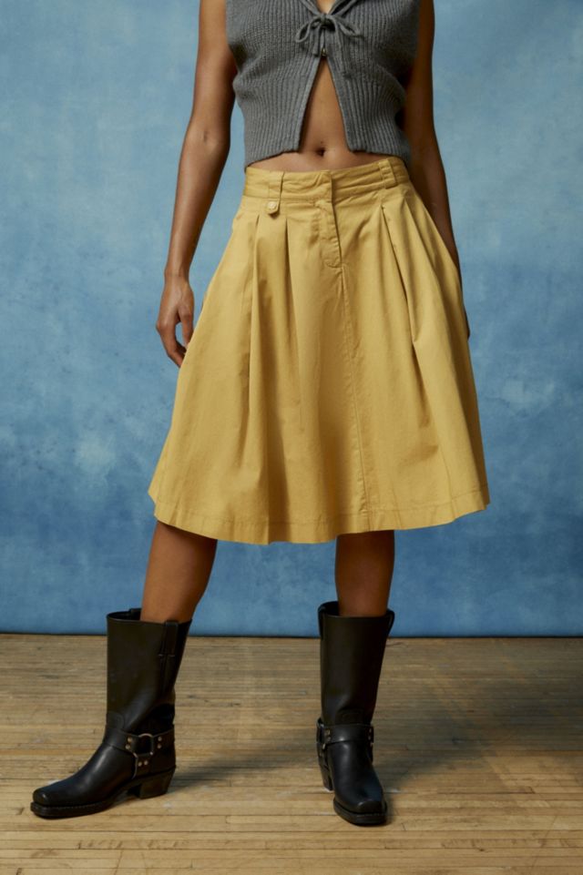 BDG Fern Pleated Midi Skirt #2