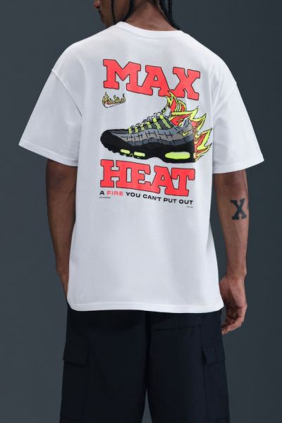 Nike Sportswear Air Max 95 Graphic Tee In White, Men's At Urban Outfitters In White