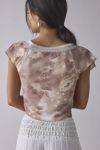 Kimchi Blue Cameron Lace Trim Tie-Front Top