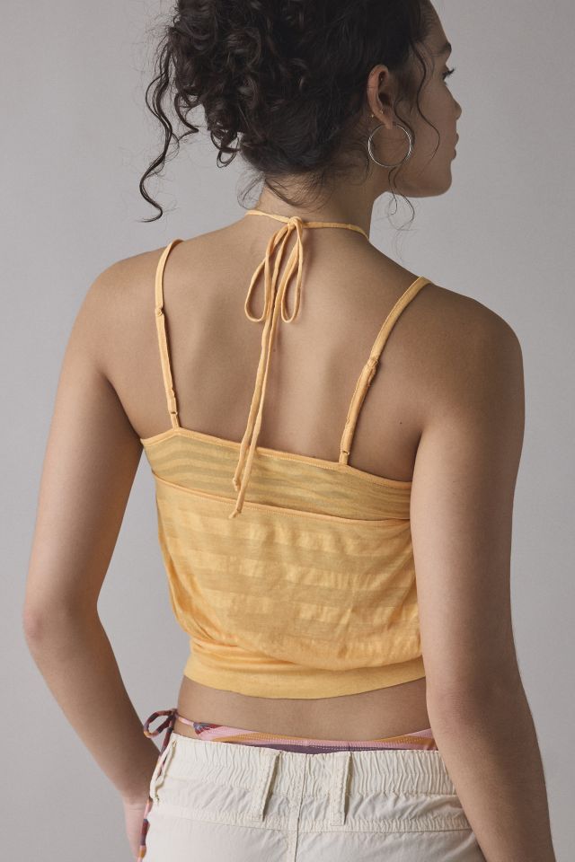 BDG Ocean Boulevard Cinched Halter Layered Tank Top #3
