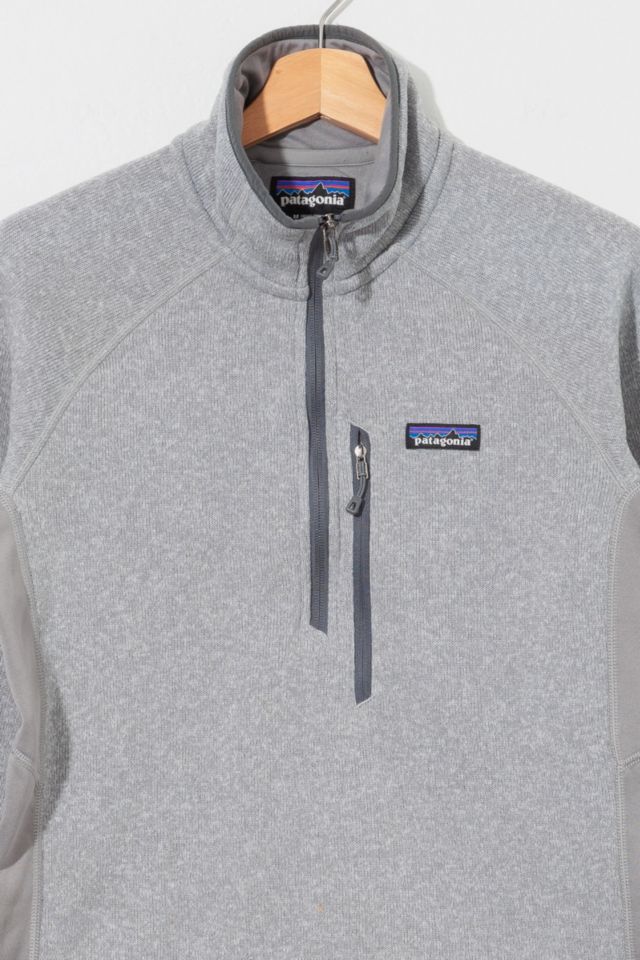 Vintage Y2K Patagonia Quarter Zip Gray Fleece Pullover #1