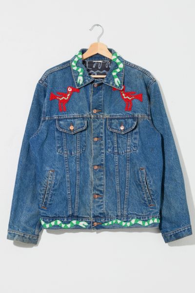 BDG Denim Popover Anorak Jacket
