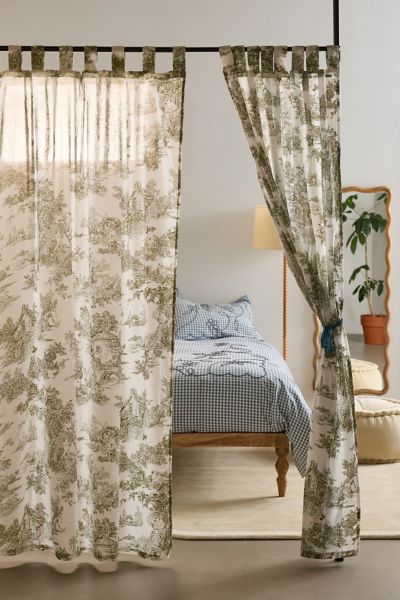 Urban Outfitters Anywhere Adjustable Tension Curtain Rod System In Black At  In Black