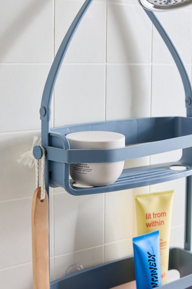 Two-Tier Plastic Flex Shower Caddy #2