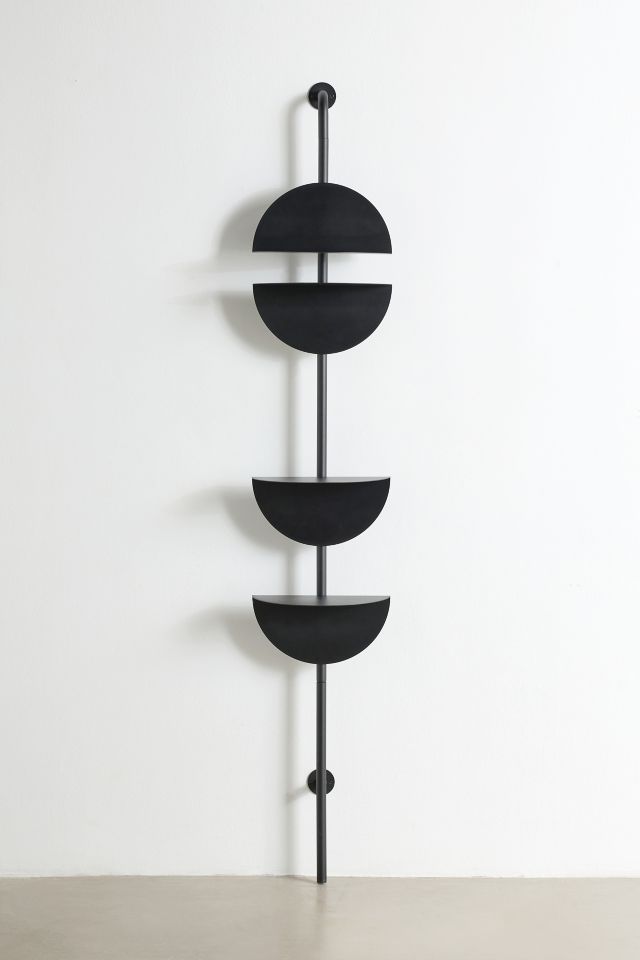 Kiera Adjustable Steel Wall-Mounted Shelf #1