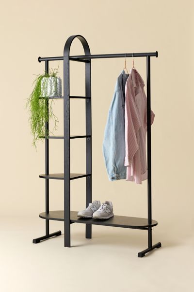 Urban Outfitters Bella Freestanding Closet & Garment Rack In Black At