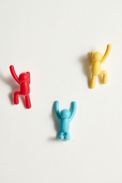 Urban Outfitters Tiny Person Shaped Wall Hook - Set Of 3 At
