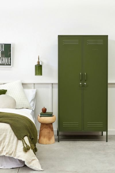 Mustard Made The Twinny Locker Storage Cabinet In Olive At Urban Outfitters
