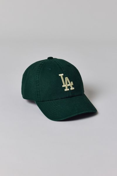 Mitchell & Ness Mlb Los Angeles Dodgers Logo Dad Hat In Dark Green, Men's At Urban Outfitters In Green