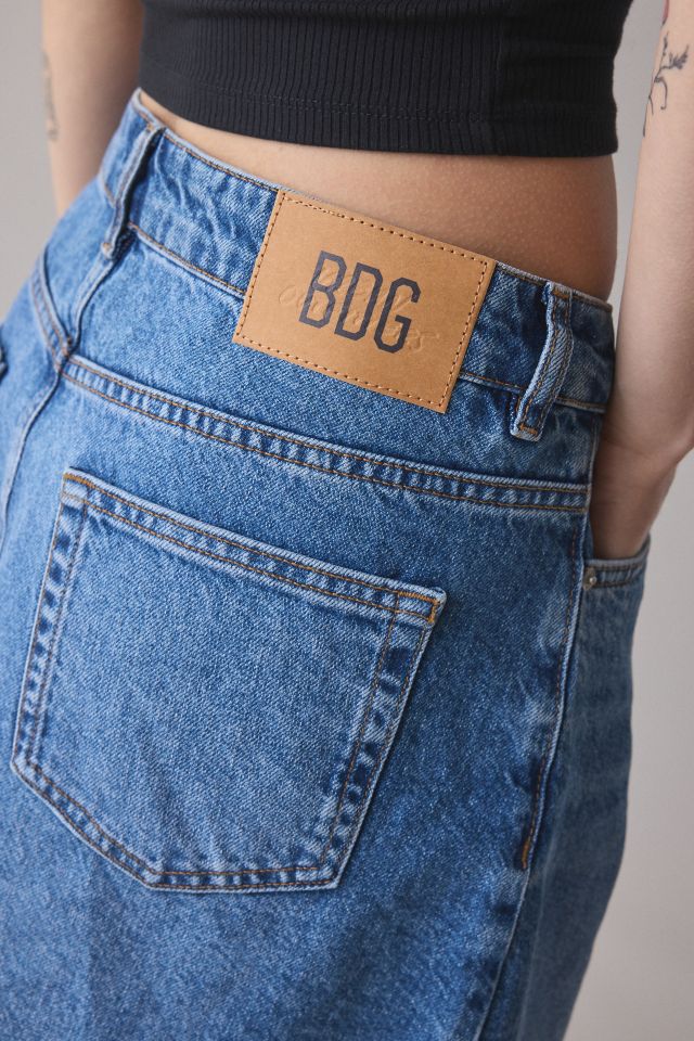 BDG Knee-Length Denim Midi Skirt #3