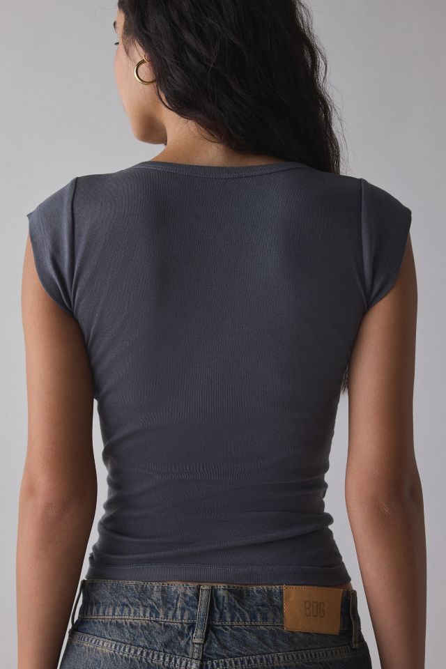 Las Vegas Photoreal Graphic Scoop Neck Baby Tee #3