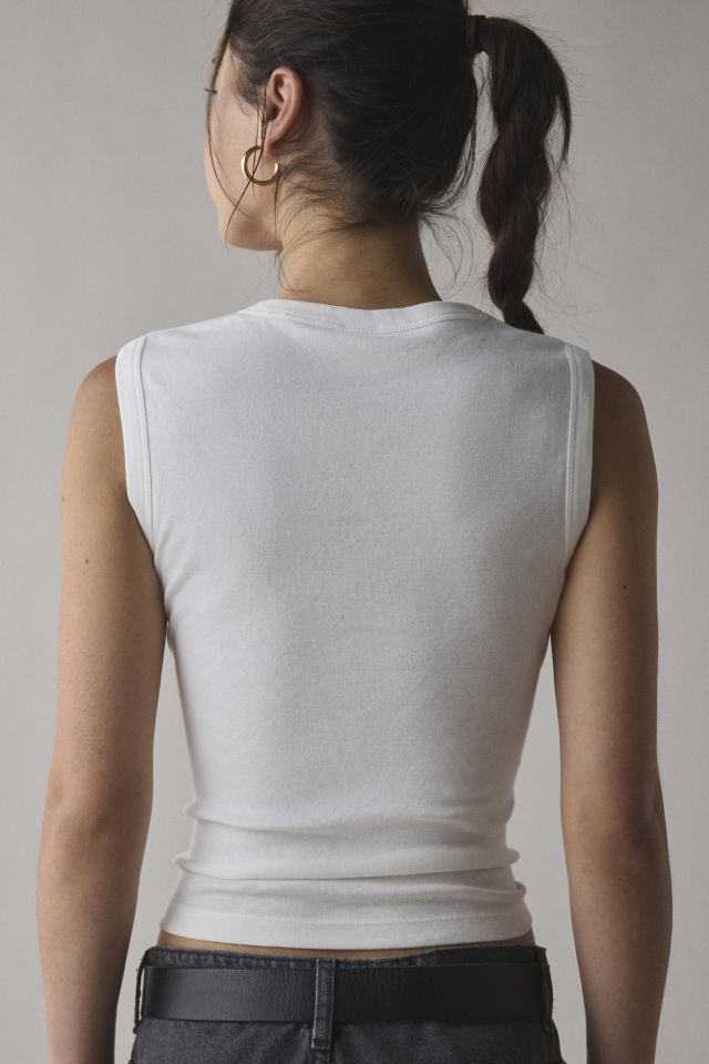 Strike Out Embroidered Graphic Muscle Tank #2