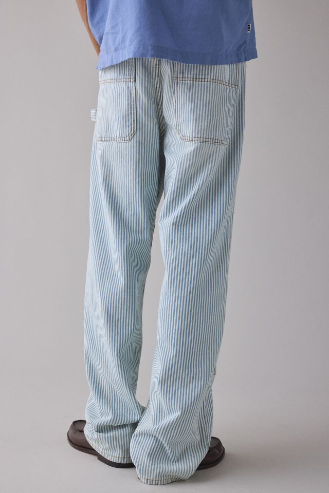 BDG Hickory Stripe Baggy Skate Fit Double Knee Utility Jean #2