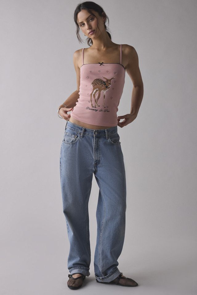 Dreaming Is Free Deer Square-Neck Cami #1