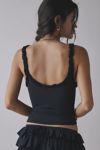 Out From Under Cammy Ruffle Trim Mesh Tank Top