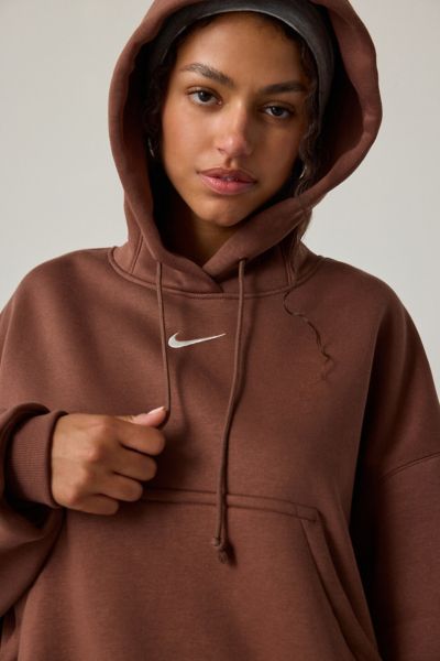 Nike Sportswear Phoenix Fleece Over-oversized Hoodie Sweatshirt In Baroque Brown/velvet Brown, Women's At