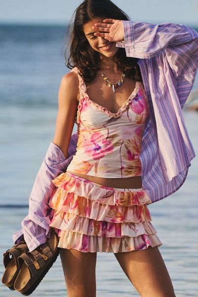 Tiered + Layered Ruffle Skirts | Urban Outfitters