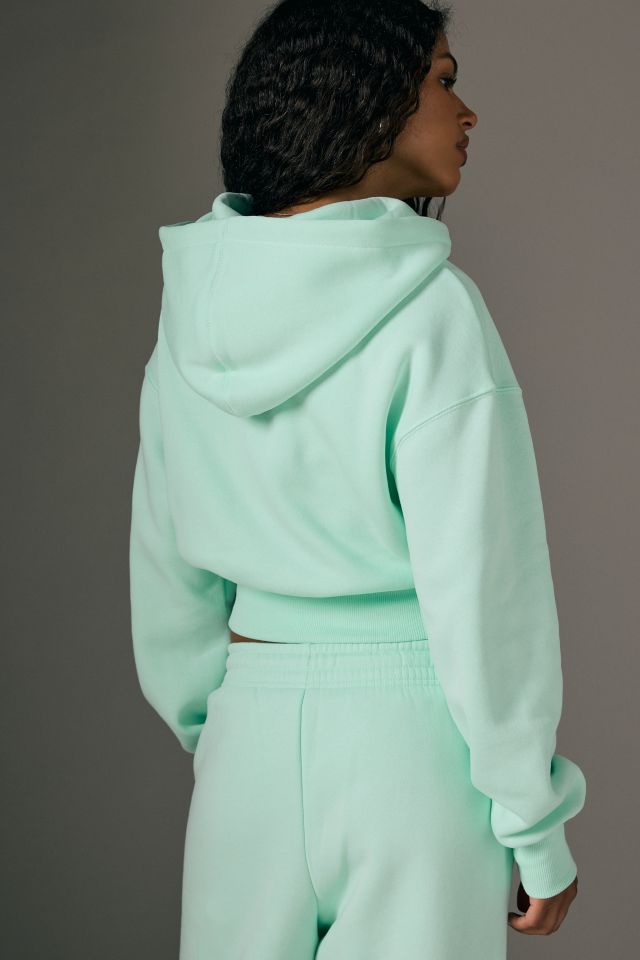 Nike Sportswear Phoenix Fleece Cropped Full-Zip Hoodie Sweatshirt #2