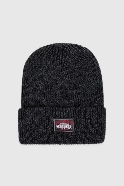 Stussy Cuff Beanie Reflective Yarn