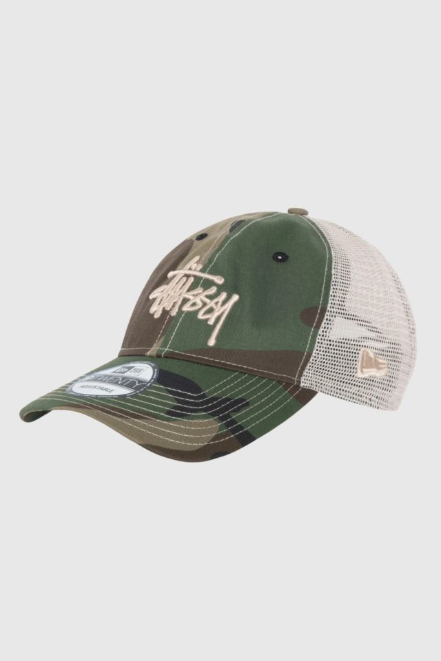 Stussy New Era 9Twenty Basic Trucker Black Men's - SS24 - US