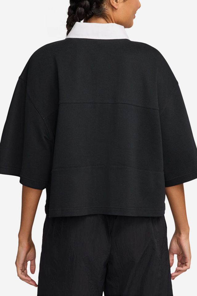 Nike Sportswear Oversized Short Sleeve Polo Top #1