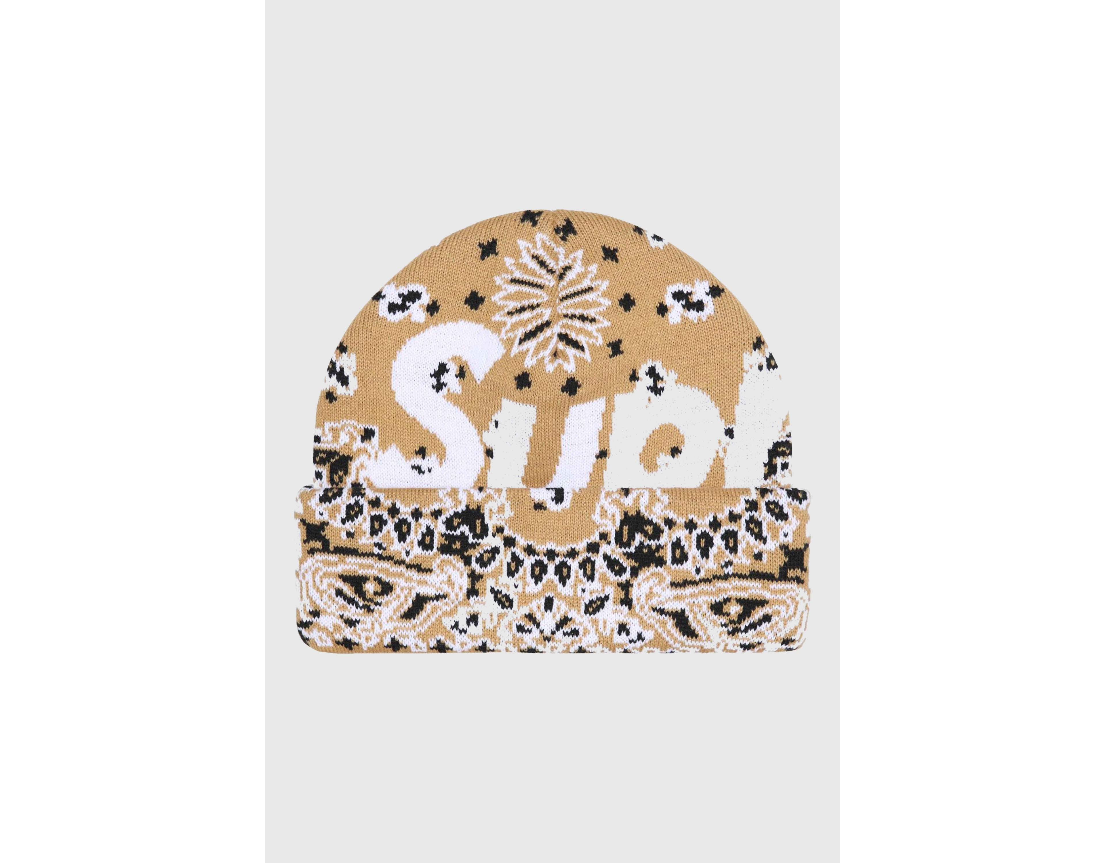 Supreme Bandana Big Logo Beanie